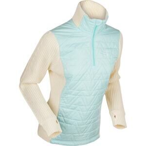 DÆHLIE Comfy Half Zip Sweater - S Iced Aqua